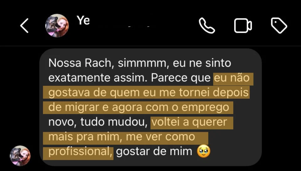 Depoimento da Mari